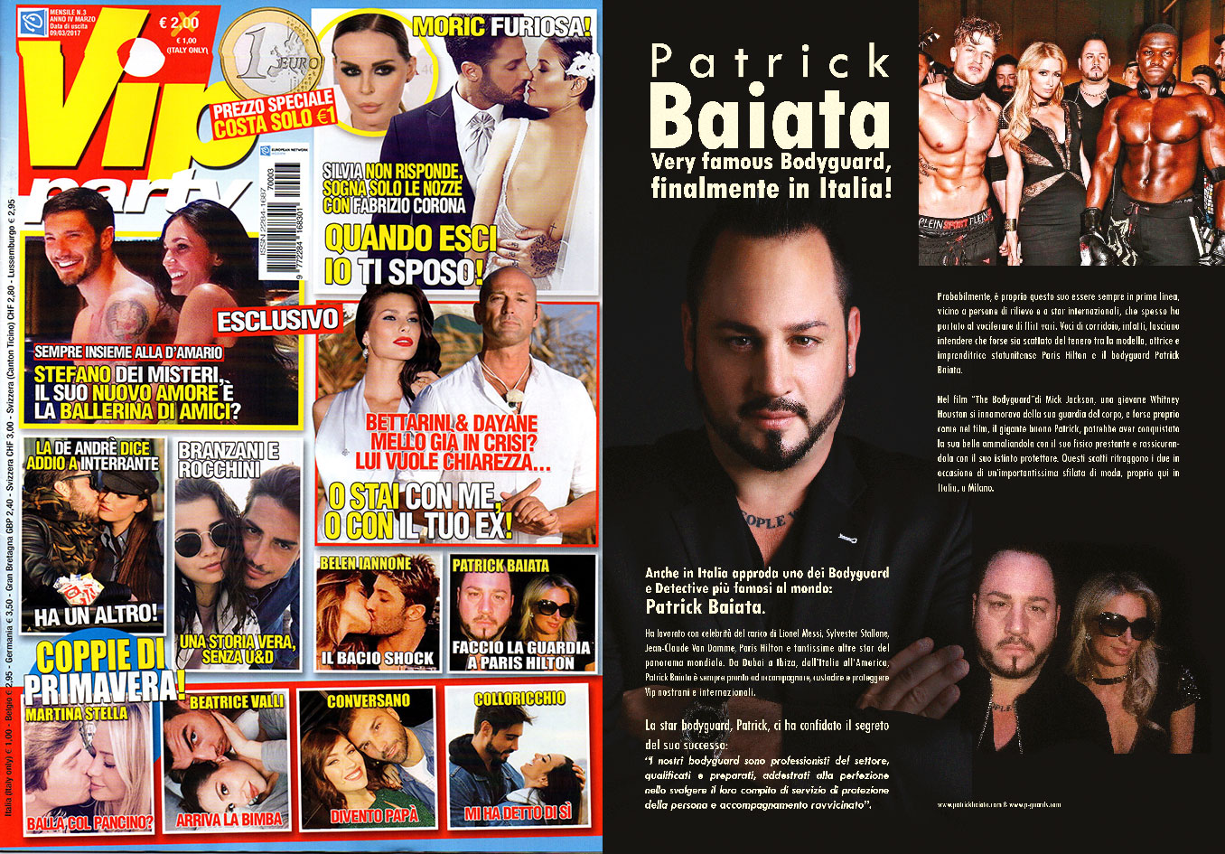 Patrick Baiata VIP Party Magazin